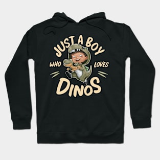 Dinosaur Design - A Boy Who Loves Dinos Hoodie